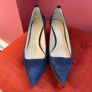 Everlane - Blue Suede - Editor Heel